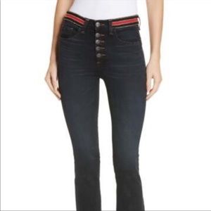 VERONICA BEARD Crop Flare Jeans